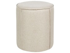 Poufs en Lin Beige