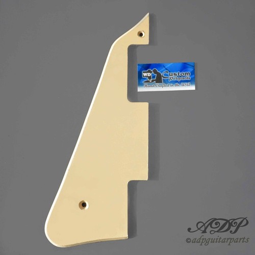 Pickguard gaucher crème 1ply - gaucher,