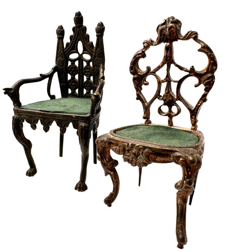 Duo chaises miniatures - chaises,