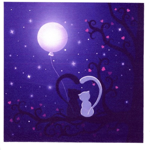 Serviettes papier chat - en,