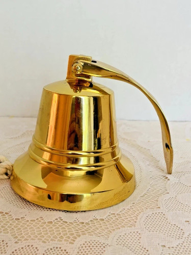 Cloche bateau laiton 6 - cloche,