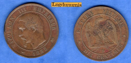 Centimes napoléon iii 1855 - 10,