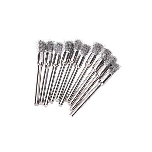 Lot brosse acier inox - de,