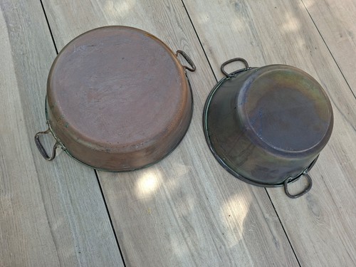 Ancienne bassine confiture - bassine, à