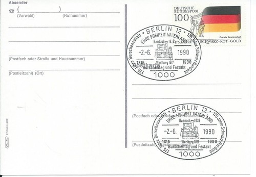 Allemagne rfa carte postale - carte,