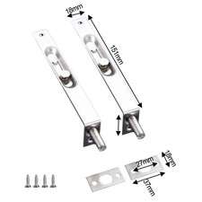 Porte Verrou Encastre 15.2cm