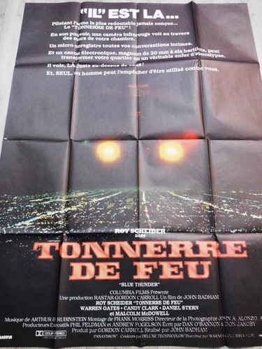 Tonnerre feu affiche - de,