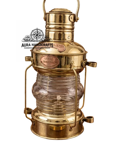 Lampe pétrole nautique en - à,
