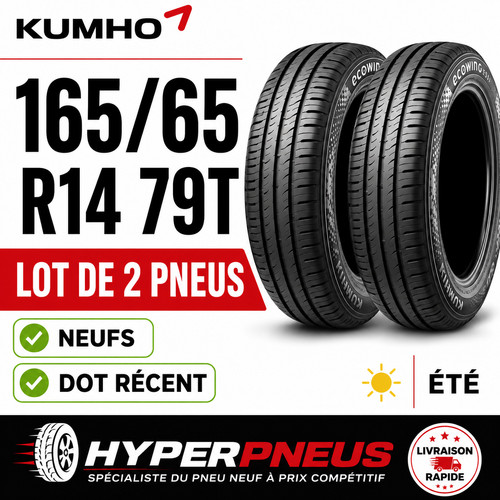 Lot pneus kumho ecowing - pneus,