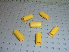 6 x LEGO TECHNIC Yellow Axle