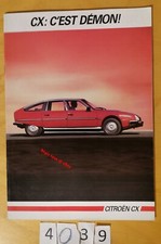 CITROEN CX Dont PALLAS/ GTi/ PRESTIGE/LIMOUSINE Prospectus Fr 40pages MY 85 7/84