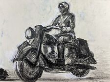 Alexis HINSBERGER (1907-1996) POLICE Garde Républicaine Moto Gendarmerie Paris