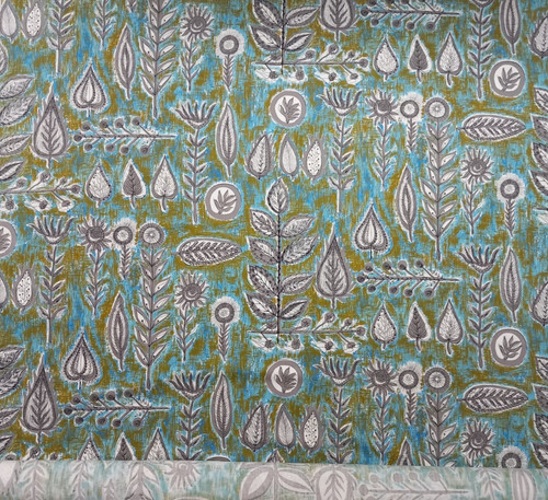 Tissu vintage herbier - vintage, "herbier"