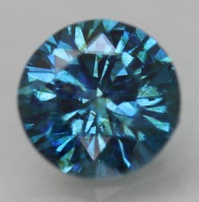 0.48 Carat Bleu Vif VS2 Rond