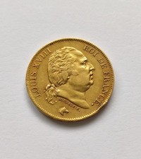 40 Francs LOUIS XVIII 1818 W OR