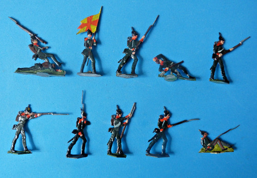 Plats étain zinnfiguren - plats,