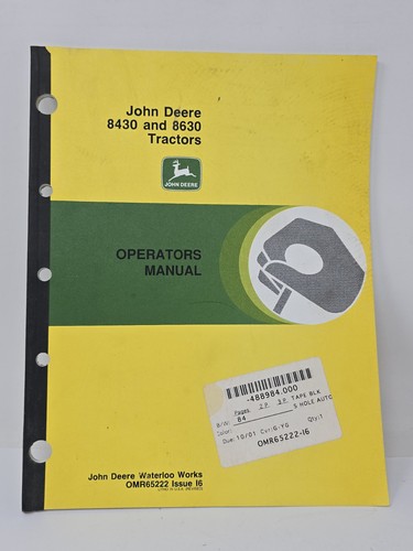 Oem john deere 8430 - oem, 8630