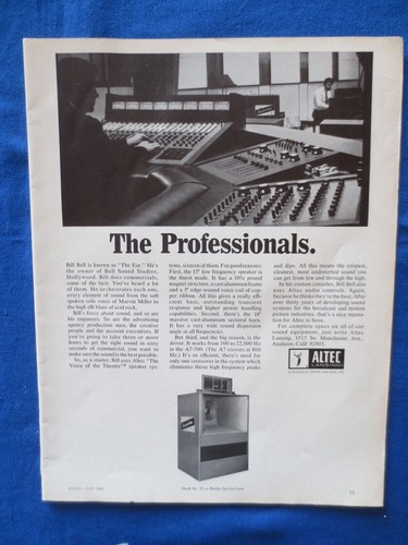 Altec voice the theatre - altec, theatre"