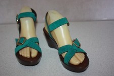 Minelli Sandales Composées Cuir Lanières Lagon Taille 37 TRES BON ETAT