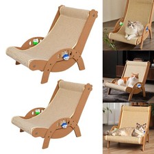 Chaise à bascule robuste en sisal pour chat et petit animal