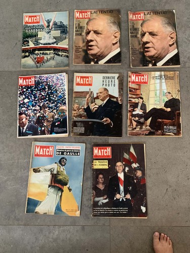 Paris match lot - 8, anciens