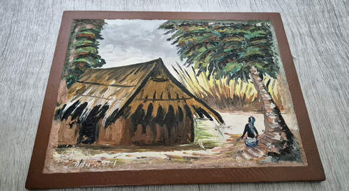 Tableau peinture couteau