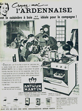 Publicité Advertising  25.04 1961  Arthur Martin   l'Ardennanise cuisinière bois