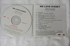 CD promo DISNEY chansons Blanche Neige,Pinocchio,Livre de la jungle,Notre Dame
