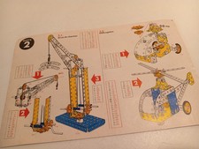 Catalogue collection livret instruction Meccano N°2 17 X 27 cm 10 pages.