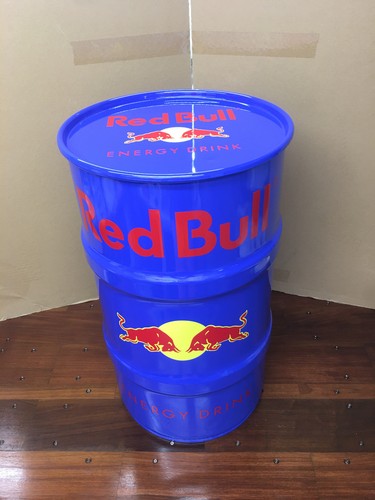 Baril métal red bull 60l - baril,