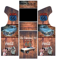 Stickers Borne Arcade - Modèle American Vintage