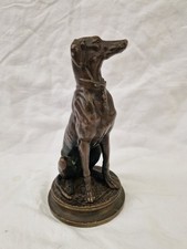 Bronze le lévrier assis Antoine louis barye 