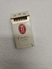 Cartier Vendôme Anciens paquets 6 cigarettes  1981