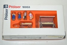 Anciennes figurines miniatures PREISER 10053 HO 1:87 modélisme vintage Germany