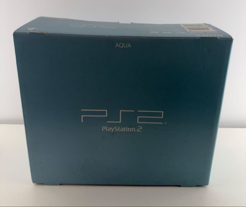 Ps2 aqua blue console - ps2,