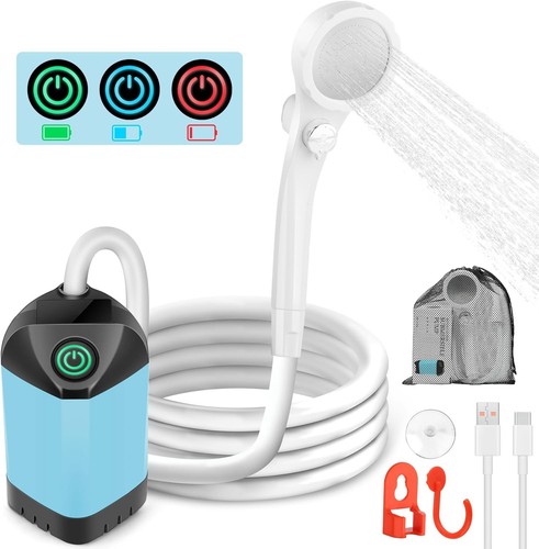 Douche camping avec batterie - douche,