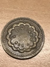 ancien jeton piece à consommer