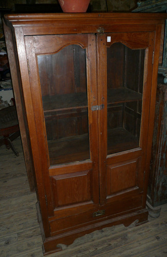 Ancienne armoire vitrine - ancienne, armoire/