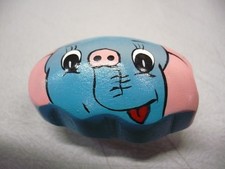 Lot 2 bouton éléphant bois