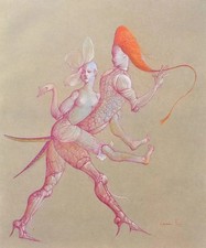 Léonor FINI Lithograph Game