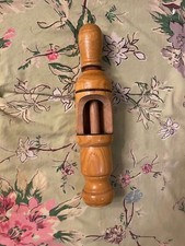 Antique French Wine Bottle Corker Wood Champaign Vineyard Tool Demi John Corking