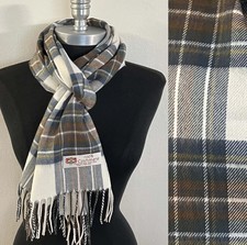 Echarpe laine unisexe tartan
