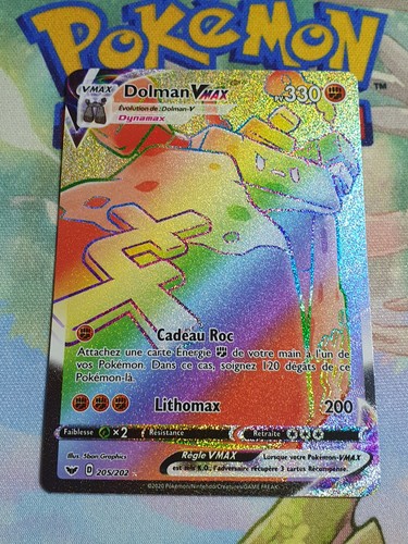 Carte pokemon dolman vmax 205 - dolman,