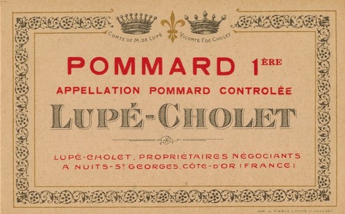 Ancienne étiquette vin - étiquette,