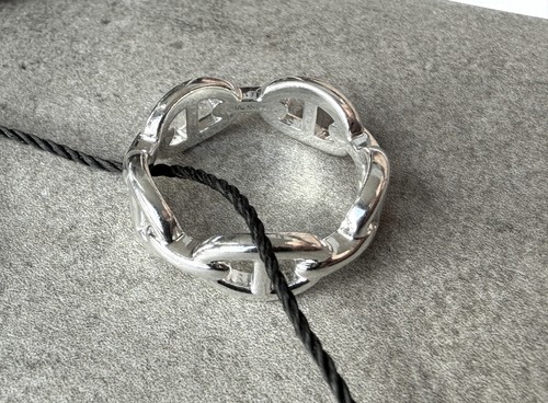 Bague hermes neuve - bague, argent