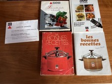 SEB Lot 4 livres  RECETTES de