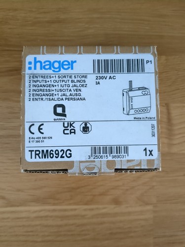 Hager micro module volet - module,