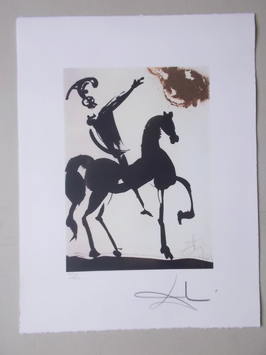 Lithographie salvador dali - salvador,