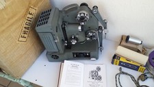 Ancien superbe projecteur HEURTIER SUPERTRI avec accessoires et carton d'origine