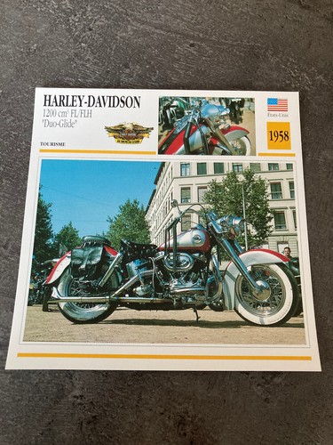 Carte fiche moto collection - moto,
